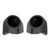 Advanblack Black Quartz Tour Trunk Pack Speaker Pods 6.5" Rear Audio Housing Color Matched Fit Harley King Tour Trunk Pack view 1