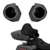 Advanblack Black Quartz Tour Trunk Pack Speaker Pods 6.5" Rear Audio Housing Color Matched Fit Harley King Tour Trunk Pack view 2