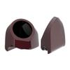 Advanblack Crimson Red Sunglo Tour Trunk Pack Speaker Pods 6.5" Rear Audio Housing Color Matched Fit Harley King Tour Trunk Pack view 1