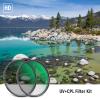 NEEWER 49mm CPL UV Lens Filter Kit, Circular Polarizer(Polarizing) UV Protection Filter Set with HD Optical Glass with Double Sided 30 Layer Nano Coatings Ultra Slim Aluminum Frame view 2
