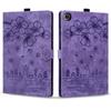 Compatible with Lenovo Tab M10 Plus 3rd Gen 10.6 Inch 2022 Shockproof PU Leather Embossed Folding Stand Protective Cover Flip Case Card Slot Tablet PC Case Tablet Case Cover (Color : Purple) view 1