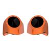 Advanblack Tour Trunk Pack Speaker Pods 6.5" Rear Audio Housing Color Matched Fit Harley King Tour Trunk Pack (Amber Whiskey) view 1