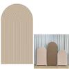 FiVan Spandex Arch Cover Backdrop Ripples 7ft Height Arched Frame Background Cover for Baby Shower Birthday Wedding Party Decoration view 1