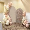 FiVan Spandex Arch Cover Backdrop Ripples 7ft Height Arched Frame Background Cover for Baby Shower Birthday Wedding Party Decoration view 3