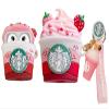 3D Cute Funny Cool Kawaii Fashion Ice Cream Cup for AirPods 3rd Generation Case [2021] Charging Case Pink (Red Strawberry) view 1