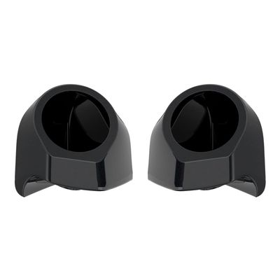 Advanblack Midnight Pearl Tour Trunk Pack Speaker Pods 6.5" Rear Audio Housing Color Matched Fit Harley King Tour Trunk Pack