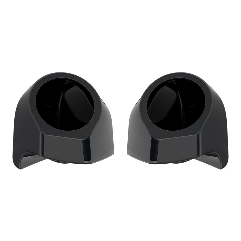 Advanblack Midnight Pearl Tour Trunk Pack Speaker Pods 6.5" Rear Audio Housing Color Matched Fit Harley King Tour Trunk Pack