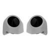 Advanblack Pacific Blue Tour Trunk Pack Speaker Pods 6.5" Rear Audio Housing Color Matched Fit Harley King Tour Trunk Pack view 1
