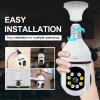 N_EYE 8mp/4k Light Bulb Security Cameras 2.4GHz&5GHz Outdoor Wireless WiFi Light Socket Screw in Security Cameras for Home Security Safe Cam Lightbulb Cameras Night Vision up 128g sd Card view 2