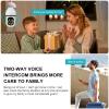N_EYE 8mp/4k Light Bulb Security Cameras 2.4GHz&5GHz Outdoor Wireless WiFi Light Socket Screw in Security Cameras for Home Security Safe Cam Lightbulb Cameras Night Vision up 128g sd Card view 4