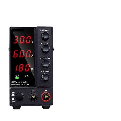 PULME dc Power Supply Adjustable DC Power Supply 30V 10A LED Lab Power Supply 60V 5A Voltage Regulator Stabilizer Switching Source (Color : 3Digits 30V 6A)