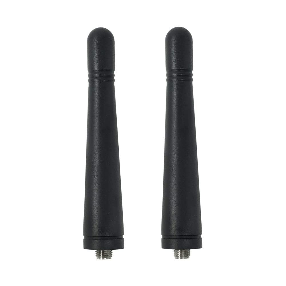 2 Pack KRA-23 Stubby Antenna UHF 400-470 MHz 3.2 Inch for TK-380 TK-390 TK-3140 TK-3160 TK-3180 TK-3360 TK-3202 TK-3207 TK-3217 TK-3302 TK-3300 TK-3306 Two-Way Radio