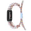 BabyValley Band Compatible with Fitbit Luxe Bands for Women Men, Adjustable Nylon Handcrafted Braided Fitbit Luxe Band, Replacement Bracelet Strap Accessory with Drawstring Clasp (rainbow) view 2