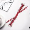 BabyValley Band Compatible with Fitbit Luxe Bands for Women Men, Adjustable Nylon Handcrafted Braided Fitbit Luxe Band, Replacement Bracelet Strap Accessory with Drawstring Clasp (red) view 4