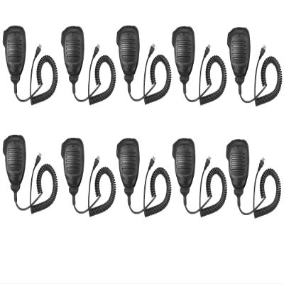 Amazingxiax 10Pack KMC-35 RJ45 8Pin Dynamic Mobile Radio Microphone Compatible with NX700 NX800 TK8180 TK7180 TK7360 TK8160 TK-630 TK-730 TK-760 TK-750 TK-768 Radio