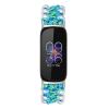 BabyValley Band Compatible with Fitbit Luxe Bands for Women Men, Adjustable Nylon Handcrafted Braided Fitbit Luxe Band, Replacement Bracelet Strap Accessory with Drawstring Clasp (blue) view 3