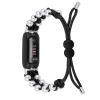BabyValley Band Compatible with Fitbit Luxe Bands for Women Men, Adjustable Nylon Handcrafted Braided Fitbit Luxe Band, Replacement Bracelet Strap Accessory with Drawstring Clasp (black) view 2