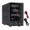 PULME dc Power Supply Adjust DC Power Supply Adjustable Lab Power Source 30V 10A 60V 5A AC Switching Stabilized Source DPS3010U (Color : DPS1203U 120V 3A) view 2