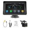 7 Inch Touch Screen Portable Car Radio MP5 Player Compatible with Android Auto/Apple CarPlay, Car Stereo with Bluetooth, Mirror casting/FM Tramsmission/Backup Camera/USB/AUX/TF Card view 1