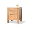 BONAD Bedside Cabinets Indoor Square Bedside Table Bedroom with Three-Tier Drawer Bedside Table Locker Living Room Coffee Table Side Table Nightstand (Color : A, Size : 40 * 35 * 50cm) view 1
