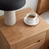 BONAD Bedside Cabinets Indoor Square Bedside Table Bedroom with Three-Tier Drawer Bedside Table Locker Living Room Coffee Table Side Table Nightstand (Color : A, Size : 40 * 35 * 50cm) view 3