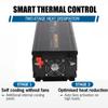 3000w Pure Sine Wave Power Inverter Dc 12v/24v/48v to Ac 110v/220v Car Power Converter 6000w Peak with Remote Controller,LCD Display,USB Ports,2 Ac Outlets and Cooling Fan,3000W-24Vto220V view 3