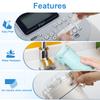 6 White + 4 Clear Compatible with Brother Ptouch Label Maker M Tape12mm 0.47'' 1/2'' M-K231 M-K131 Label Tape for Brother PTouch PTM95 PT-65 PT-70 PT-70bm PT-45 More view 3