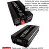 Power Inverter Pure Sine Wave 10000w Dc 24v/48v to Ac 220v Car Transformer Converter with LCD Display and Ac Outlets for Rv Camping Outdoor,10000W-24Vto220V view 4