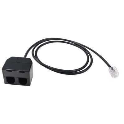 Callez RJ9 Telephone Training Splitter Adapter Phone Headset Y Splitter