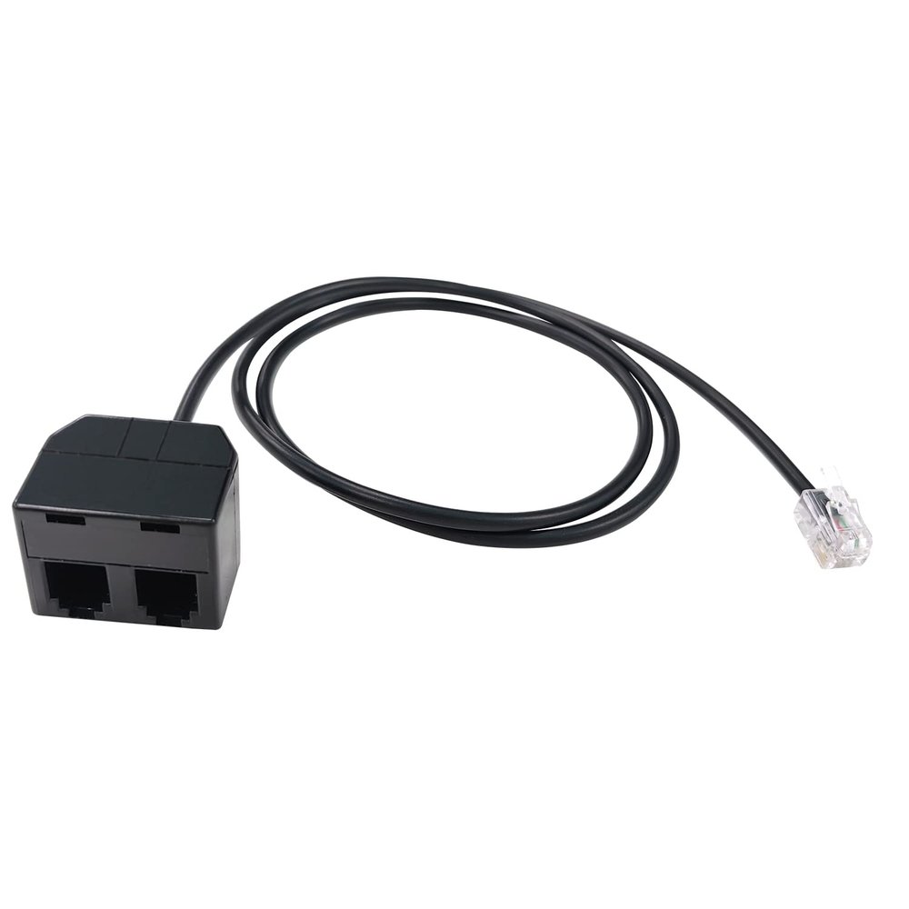 Callez RJ9 Telephone Training Splitter Adapter Phone Headset Y Splitter