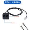 Callez RJ9 Telephone Training Splitter Adapter Phone Headset Y Splitter view 3