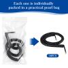 Kanayu 20 Pack Black Phone Handset Cord 12ft Telephone Cord for Landline Coiled Phone Wire Bulk for Use with All Landline Telephone Line Replacement Cable Accessory view 4