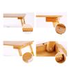 Computer Foldable Portable Bamboo Computer Stand Laptop Desk Notebook Desk Laptop Table for Bed Sofa Bed Tray Studying Tables Office Desk view 2