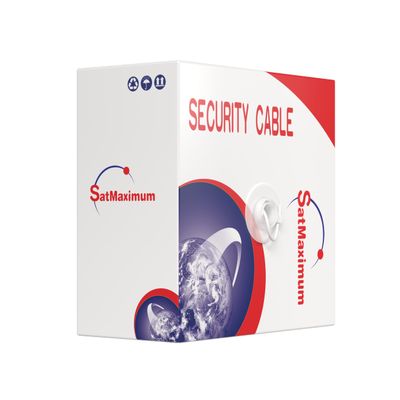 Cables Direct Online 500ft Solid 18/4 Alarm CCA Cable for Low Voltage LED, Burglar System, Fire Detector, Security Station, Door Bell, 18AWG 4 Conductors Wire
