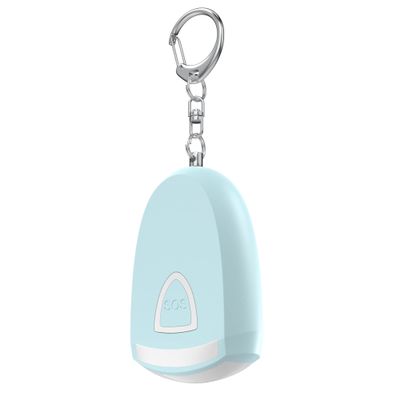 ANKOSHUN Rechargeable Personal Alarm - Siren Alarm, Flash Light, 130 dB, Self Keychain, Birthday Gifts for Women, Daughter, College Student, Girl, Teen, Kids (Aqua)