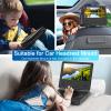 9.5" Portable DVD Player with 7.5" Swivel Display Screen, 5-Hour Built-in Rechargeable Battery, Car DVD Player,Supports SD Card/USB/CD/DVD and Multiple Disc Formats, High Volume Speaker view 2