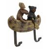 1 Pcs of Forest Creek Buddies Rustic Black Bear and Elk Moose On Boat Canoe Wall Hooks view 3