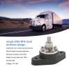 M10 Power Distribution Terminal 3 8In Black M10 Single Stud Power Distribution 12V 48V 160A Battery Junction Post Bus Bar Block for Cars Rvs Ships Trucks view 2