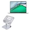 BoxWave Stand and Mount Compatible with Huawei MateBook 13s - Executive VersaView Laptop Stand, Ergonomic Adjustable Viewing Angle Metallic Riser - Metallic Silver view 1