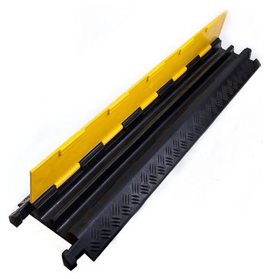 RK Safety 2 Channels Cable Protector Ramp, 66,000 lbs Capacity