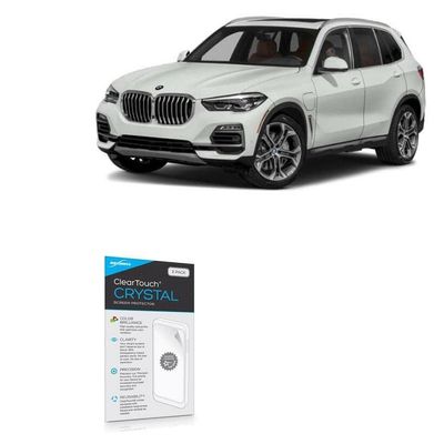 BoxWave Screen Protector Compatible with BMW 2022 X5 Display (12.3 in) - ClearTouch Crystal (2-Pack), HD Film Skin - Shields from Scratches