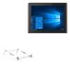 BoxWave Stand and Mount Compatible with Emdoor EM-HPC12J - Pocket Aluminum Stand 3-in-1, Portable Multi Angle Viewing Riser - Metallic Silver view 1