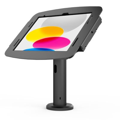 Compulocks iPad 10th-11th (A16) Gen Space Enclosure Tilting Stand 8" - Secure Black Finish Mount with Adjustable Angle for Home, Office, or Retail Use - Perfect for iPad Display & Kiosk Solutions