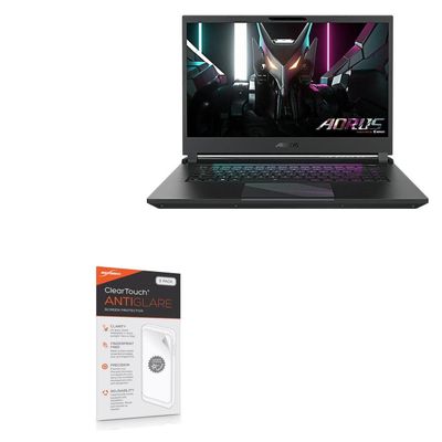 BoxWave Screen Protector Compatible with AORUS 15 (2023) - ClearTouch Anti-Glare (2-Pack), Anti-Fingerprint Matte Film Skin