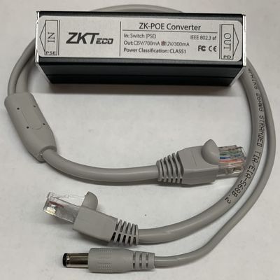 COMPUMATIC ZKTeco ZK-POE Splitter Converter IEEE 802.3af 12v/300mA