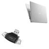 BoxWave Smart Gadget Compatible with Infinix Zero Book Ultra - AllReader SD Card Reader, microSD Card Reader SD Compact USB - Jet Black view 1