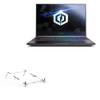 BoxWave Stand and Mount Compatible with CyberPowerPC Tracer VI Edge Pro - Pocket Aluminum Stand 3-in-1, Portable Multi Angle Viewing Riser - Metallic Silver view 1