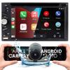 STX Audio D65CP HiFi Audio Processor 6.5 Inch 1080P Touch Screen Navigation Car Stereo Work with DVD, CD, Apple CarPlay, Android Auto, Bluetooth, Mirrorlink, USB with HD Backup Camera PK1 Bundle view 1