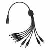 FITE ON 8CH 8 Channel Power Supply Splitter Compatible with BNC Security Cameras 1-8 Q-See Cable view 1