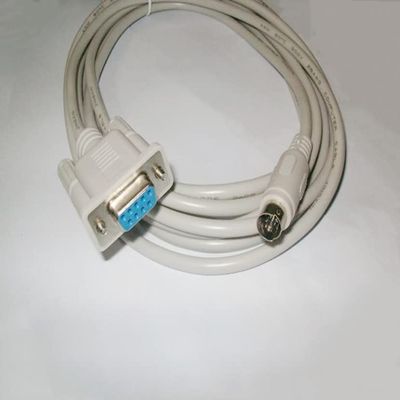 OP-XC-CAB0 for OP320, OP325 Series Text Display Connection XC1, XC2, XC3, XC5 Series PLC Communication Cable (Light Gray 3m)